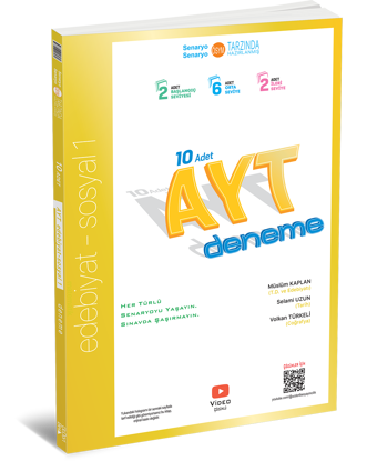 345 - AYT 10 lu Edebiyat - Sosyal Den- GÜNCEL BASK resmi