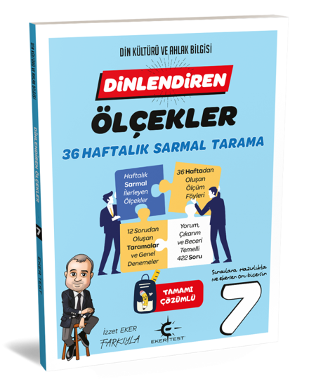 7 Sınıf Dinlendiren Ölçeklerle 36 Hafta Sarmal Tes resmi