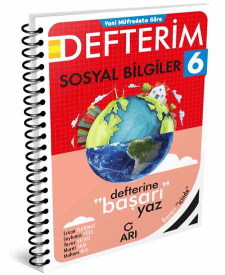 6 Sınıf Sosyalimo Sosyal Bilgiler Defterim resmi