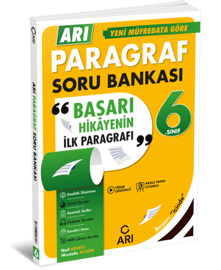 6 Sınıf Ari Paragraf Soru Bankası  resmi