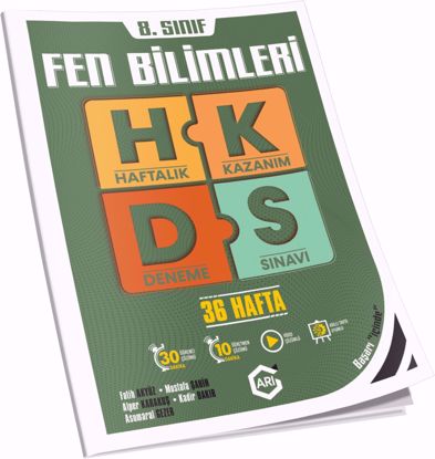 8 Sınıf Haftalık kazanım fen deneme sınavı  resmi