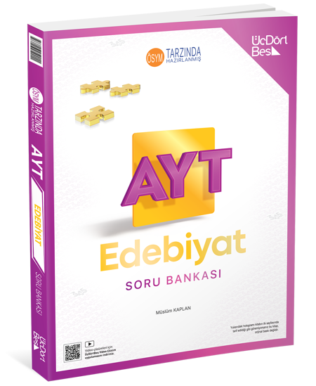 345 - AYT Edebiyat Soru Bankası - GÜNCEL BASKI  resmi