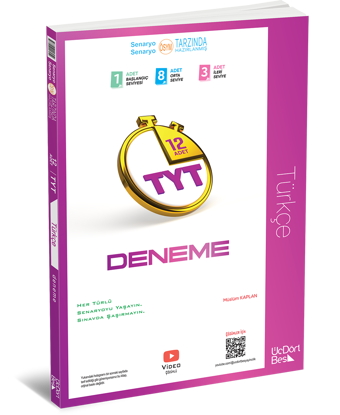 345 - TYT Türkçe 12 Li Deneme - GÜNCEL BASKI resmi