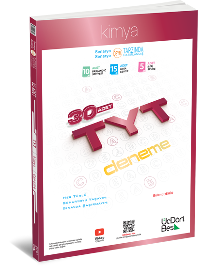 345 - TYT Kimya 30 deneme - GÜNCEL BASKI resmi
